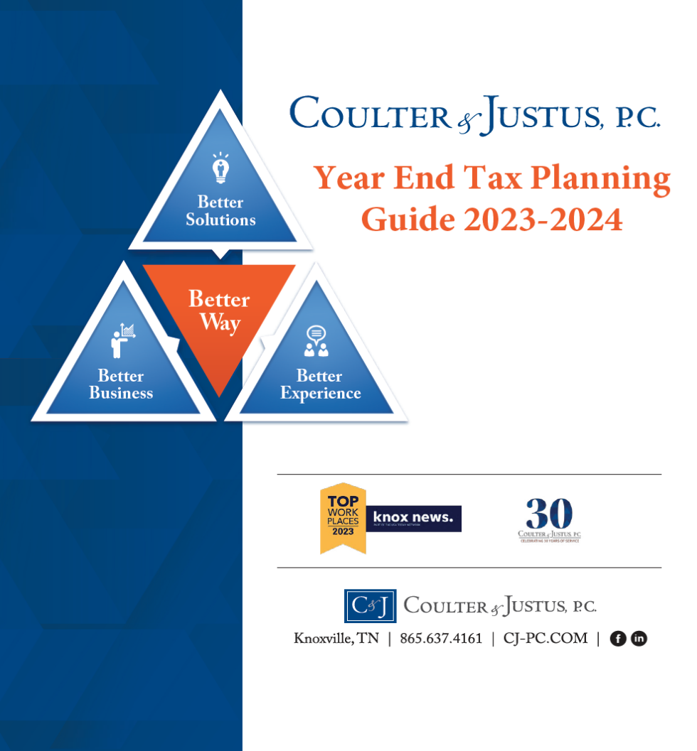 20232024 Year End Tax Planning Guide Coulter & Justus